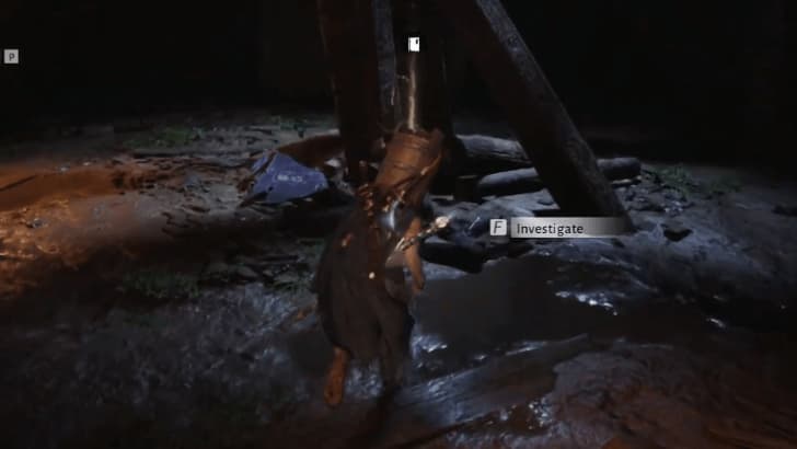 Entrance to the underground tunnel