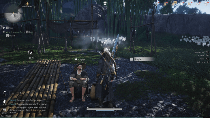 Angler NPC-Porträt (Where Winds Meet)