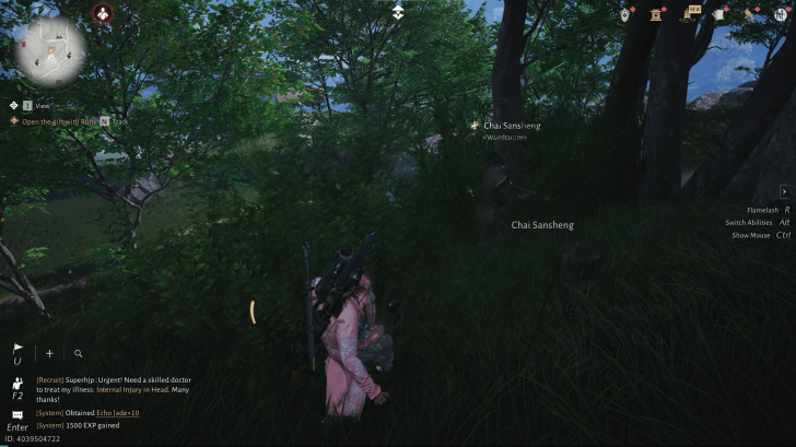 Chai Sansheng NPC-Porträt (Where Winds Meet)