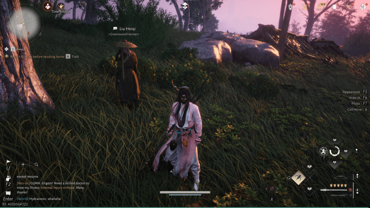 Liu Heiqui NPC-Porträt (Where Winds Meet)