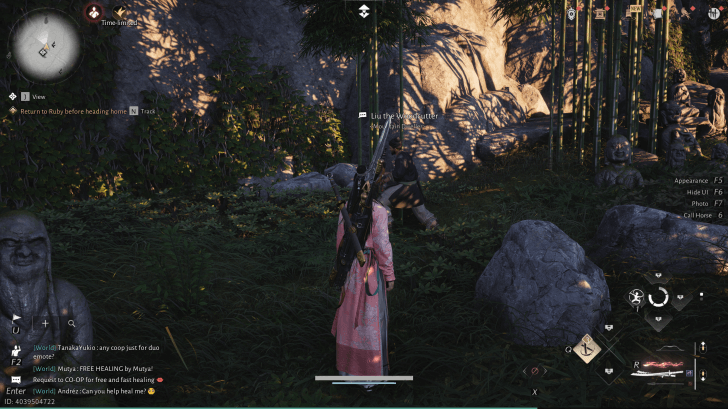 Liu the Woodcutter NPC-Porträt (Where Winds Meet)