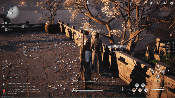 Meng Zhixia NPC-Porträt (Where Winds Meet)