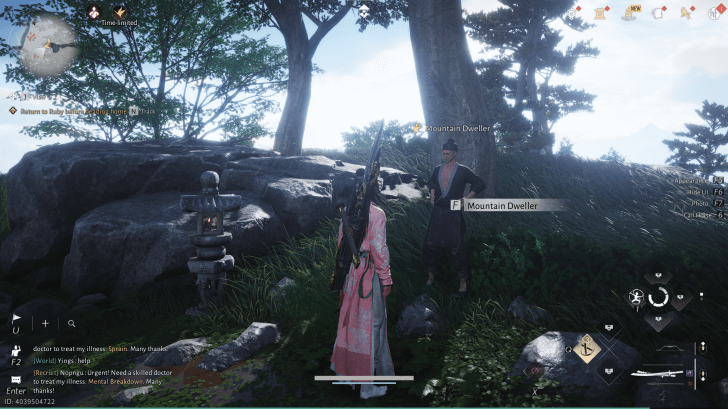 Mountain Dweller NPC-Porträt (Where Winds Meet)