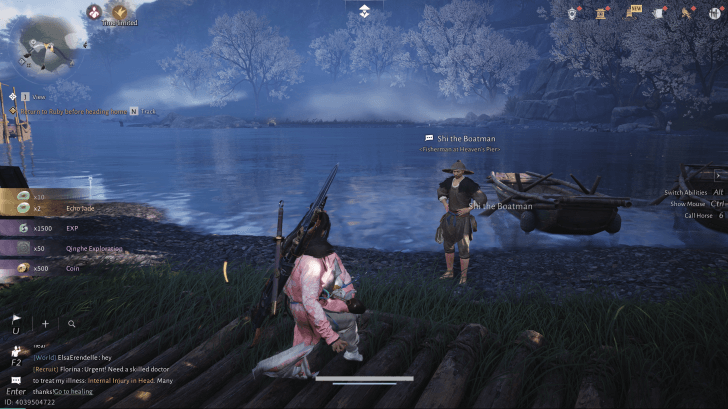 Shi the Boatman NPC-Porträt (Where Winds Meet)