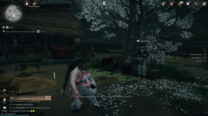 Uncle Mi NPC-Porträt (Where Winds Meet)