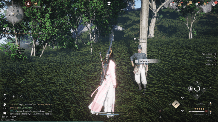 Wenwu NPC-Porträt (Where Winds Meet)