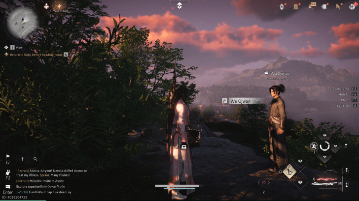 Wu Qiwan NPC-Porträt (Where Winds Meet)