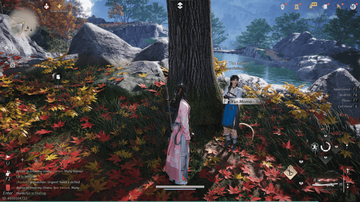 Yan Momo NPC-Porträt (Where Winds Meet)