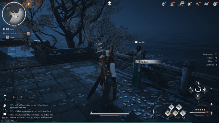 Yu Nu NPC-Porträt (Where Winds Meet)