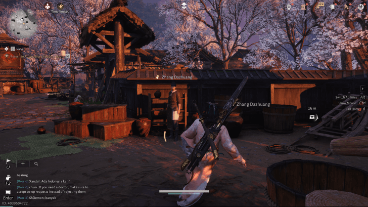 Zhang Dazhuang NPC-Porträt (Where Winds Meet)