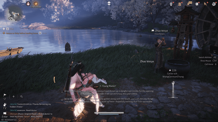 Zhao Weiye NPC-Porträt (Where Winds Meet)