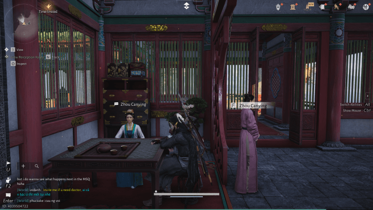 Zhou Canying NPC-Porträt (Where Winds Meet)